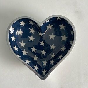 Flag Stars *NEW* Heart Trinket Dish